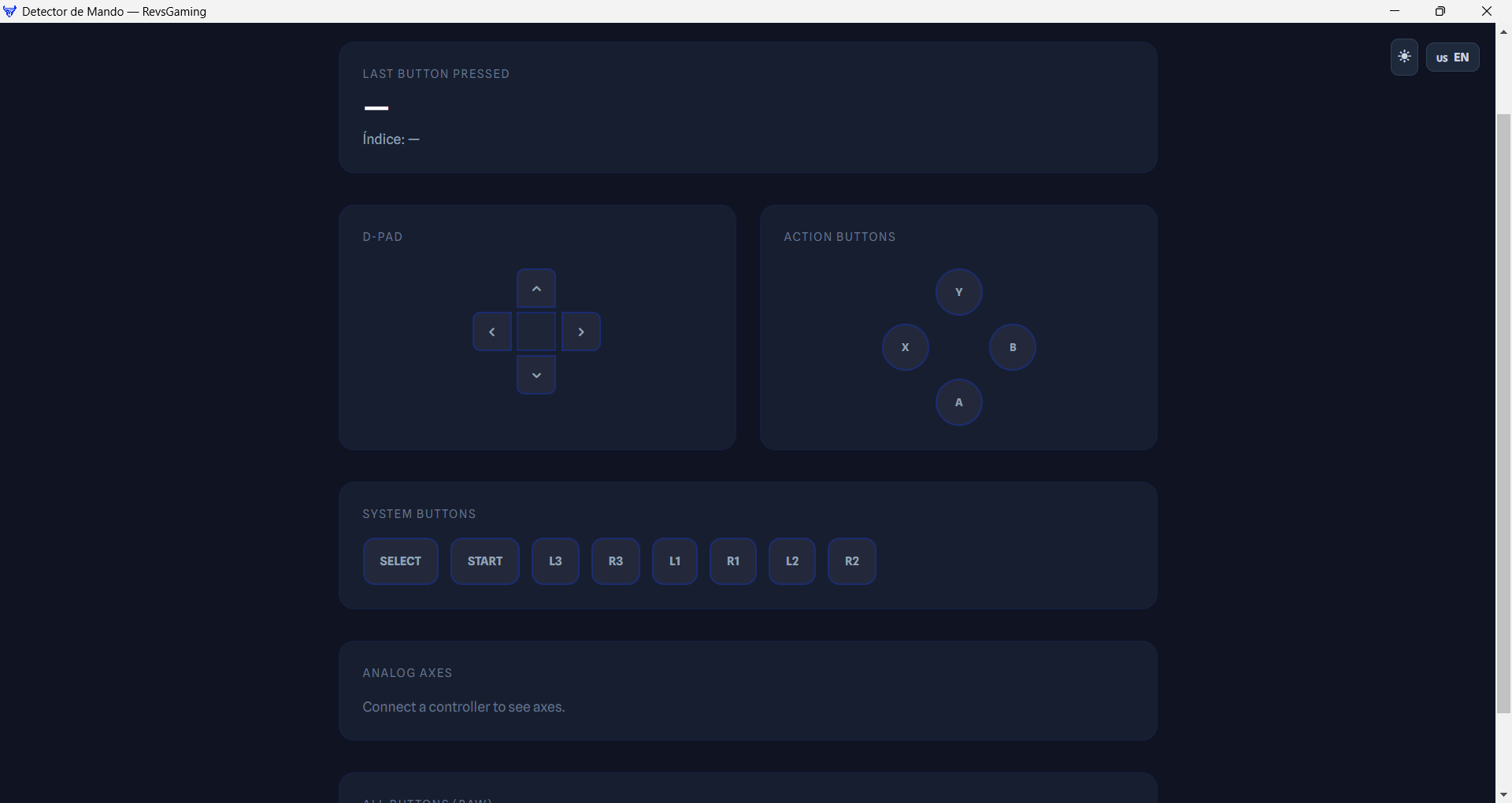 Step 8 – Gamepad detector
